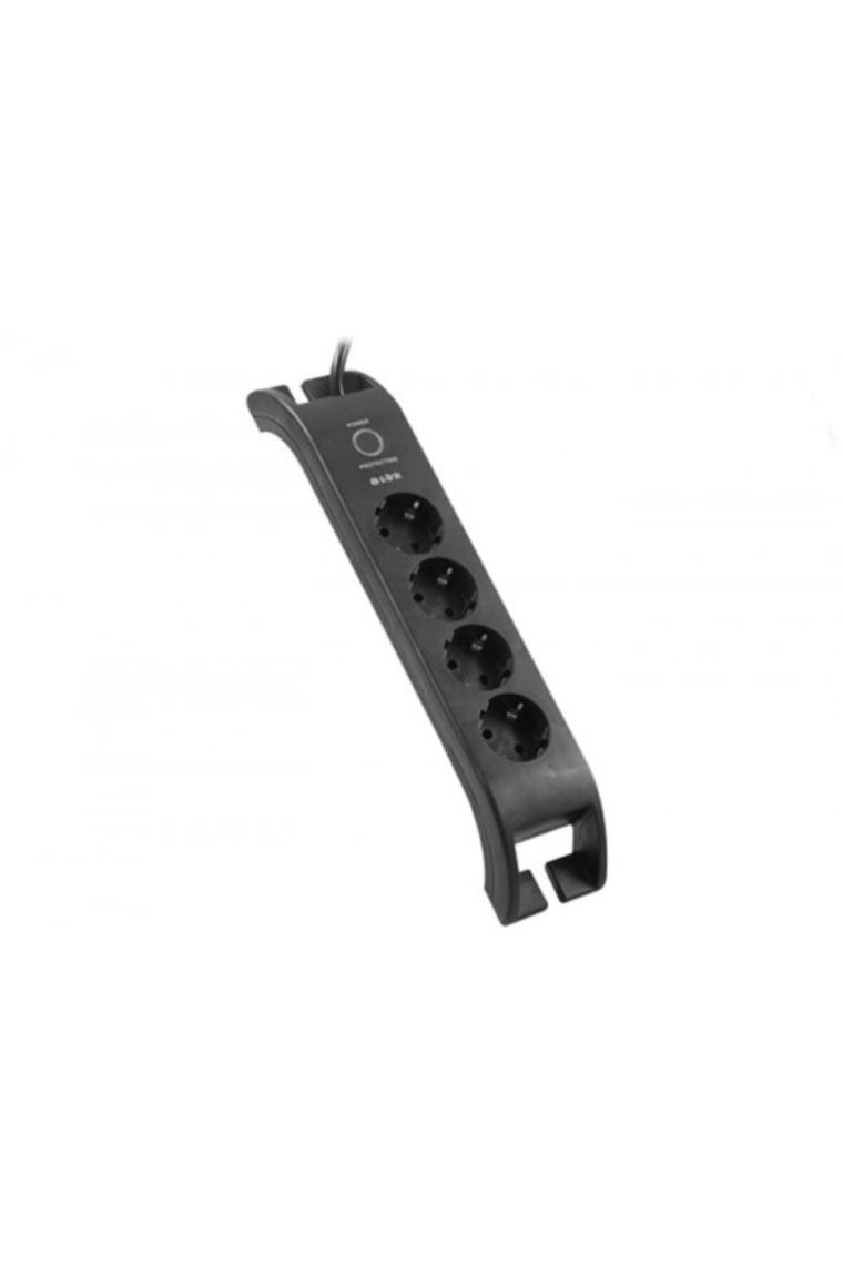 S-link SPG3040 900 Joule 4'lü 2 m Siyah Akım Korumalı Priz