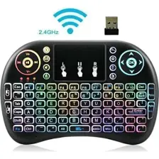 DNR Kablosuz Bluetooth Türkçe Siyah Mini Klavye Mouse Smart Tv Box