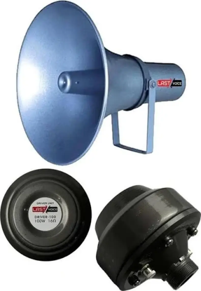Lastvoice Driver-100H Hornlu Cami Ezan Hoparlörü 100 Watt 16 Ohm