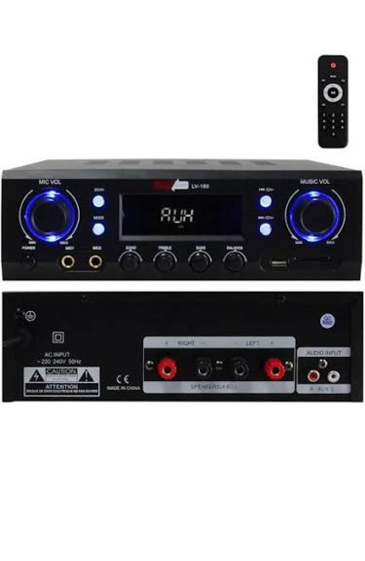 Lastvoice Black Wall Small Paket-1 Hoparlör ve Anfi Ses Sistemi Seti (1 ANFİ + 2 HOPARLÖR)
