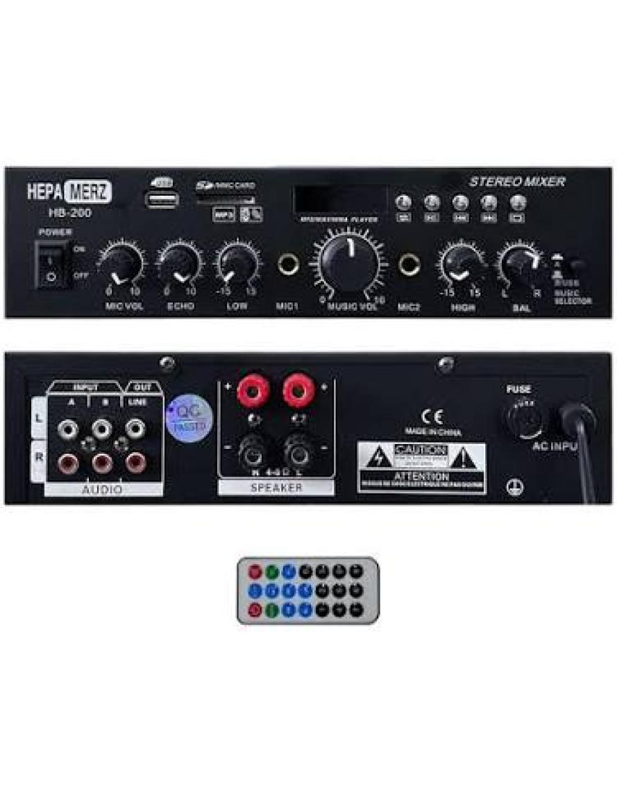 Lastvoice Ekonomi Wall Paket-2B Anfi ve Duvar Hoparlörü Seti (1 ANFİ + 2 HOPARLÖR)