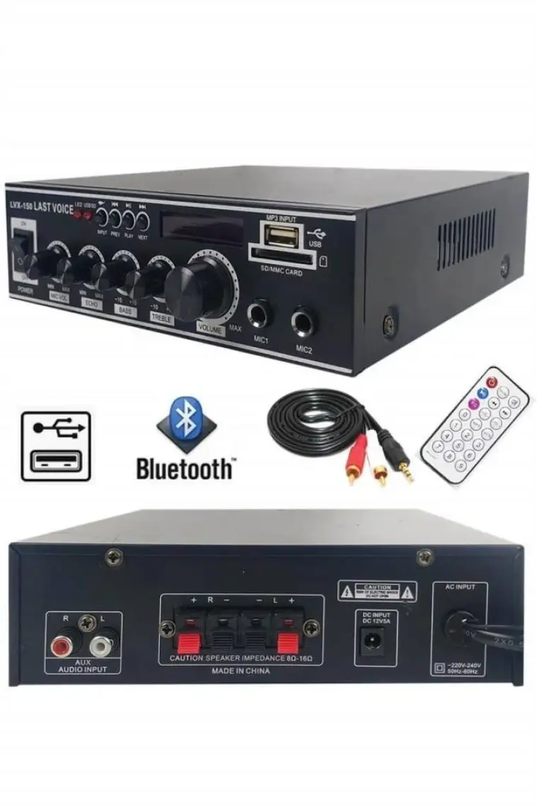 Lastvoice Ekonomi Wall Paket-4B Anfi ve Duvar Hoparlörü Seti (1 ANFİ + 4 HOPARLÖR)
