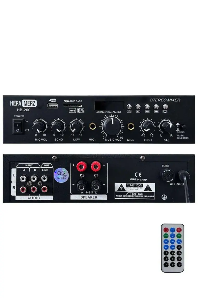Lastvoice Ekonomi Wall Paket-4B Anfi ve Duvar Hoparlörü Seti (1 ANFİ + 4 HOPARLÖR)