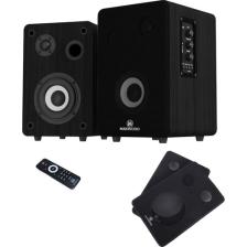 Maxword RM-400BK Aktif Stüdyo Referans Monitörü 4 İNÇ ÇİFT Bluetooth USB 140 Watt