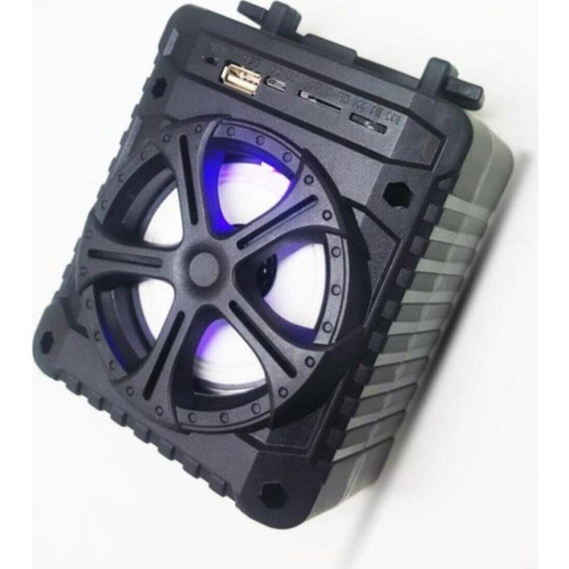 Kds 1886 Işıklı Hoperlor Bluetooth Destekli Ses Bombası Yüksek Ses Kalitesi