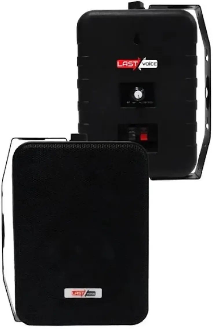 Lastvoice Cami ve Okul İçin Ekonomik Duvar Hoparlörü 120 Watt 4 iNÇ 100V/8 Ohm (St-40TB)