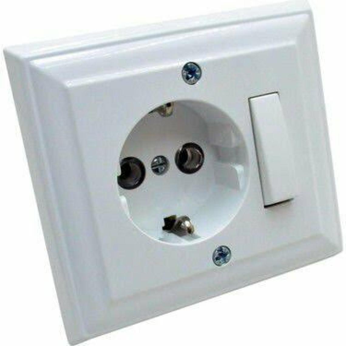 Günsan Elektrik Anahtarlı Topraklı Priz
