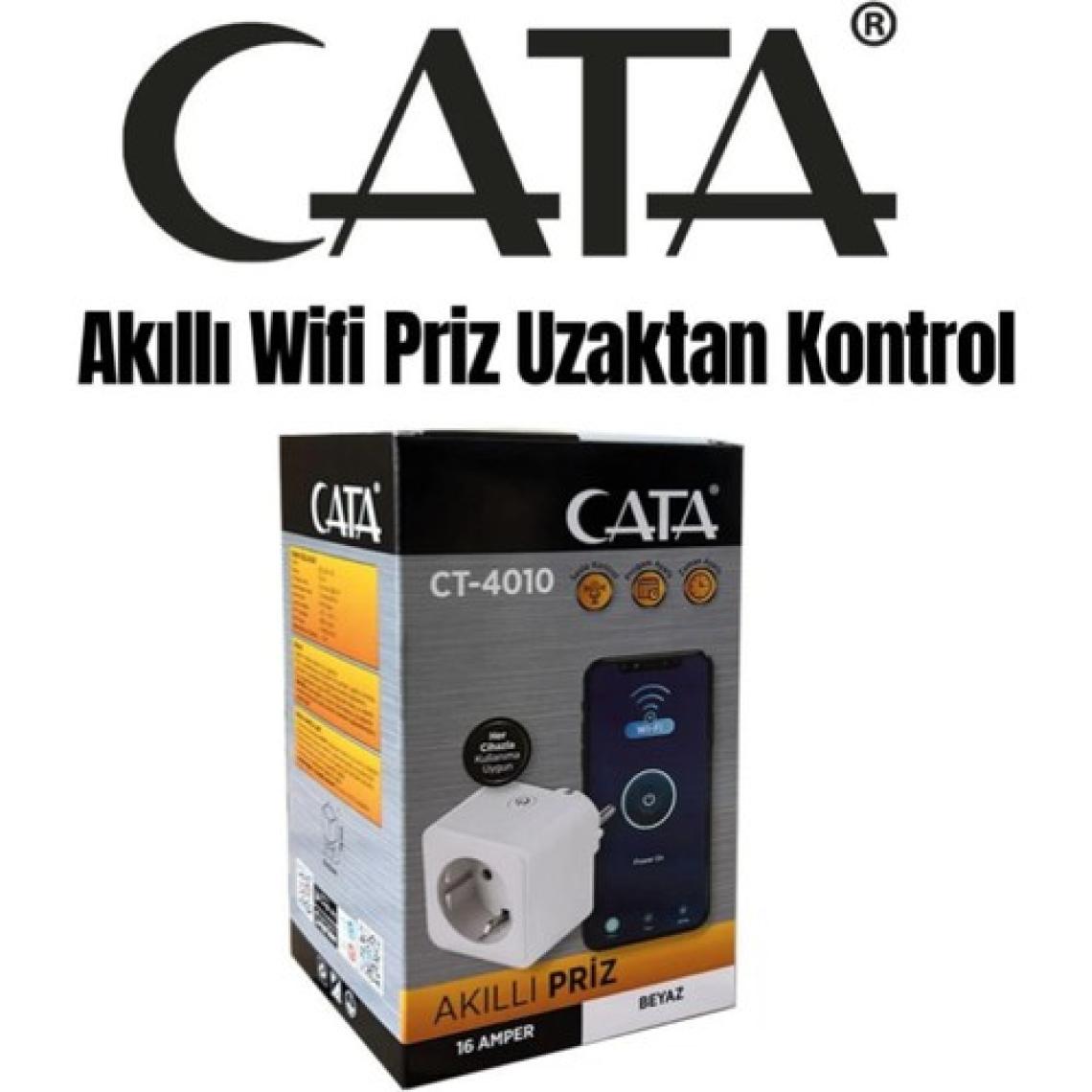 CATA CT-4010 Akıllı Wifi Priz Uzaktan Kontrol