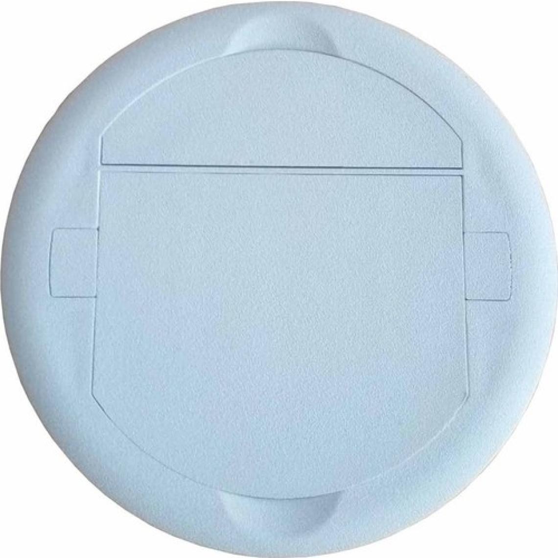 Ne-Ad Masa Üstü Priz Kutusu Gömme Tip Gri + 2 Ad. Priz+1 Ad. USB Geçiş