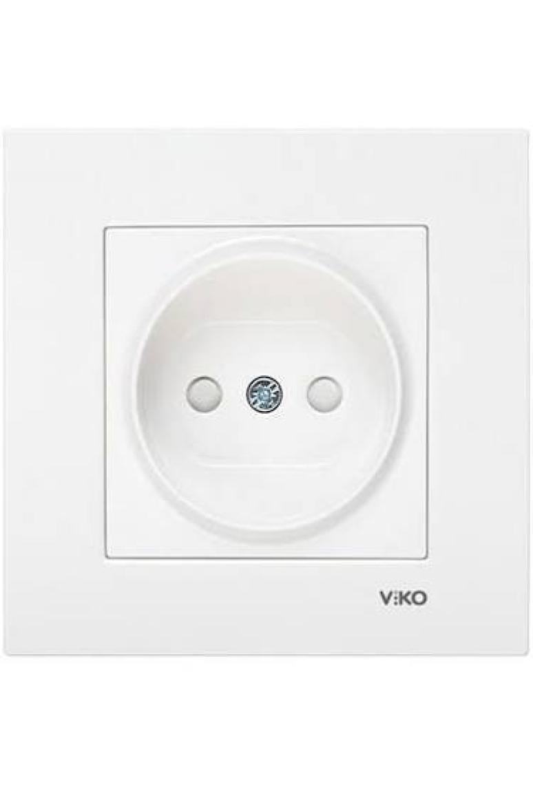 Viko Karre Topraklı Çocuk Korumalı Priz - Beyaz 90960742