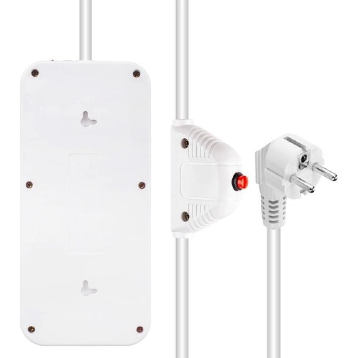 Epilons Vea VA-21564 6lı 1.5 Metre Kablolu 4 Usbli Beyaz Akım Korumalı Priz