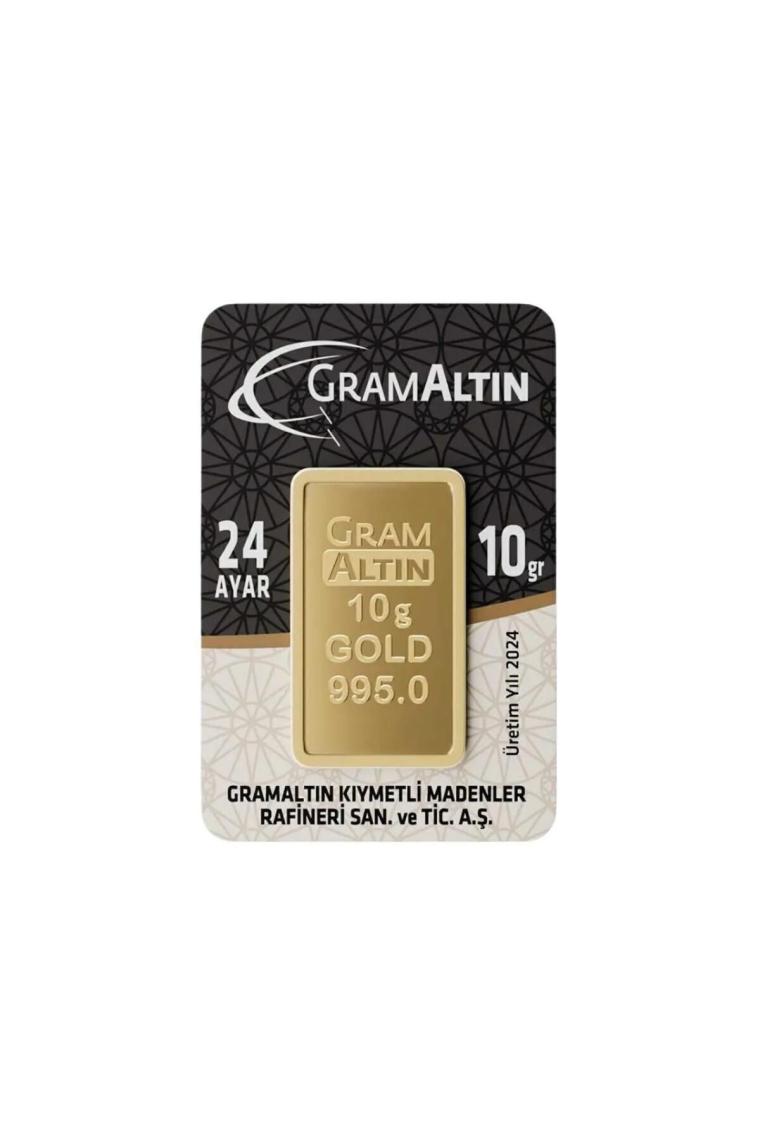10 gram Altın (995) 24 Ayar Külçe Altın