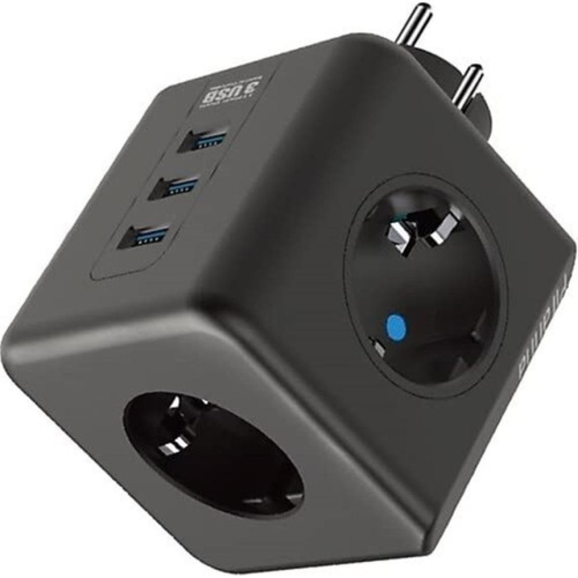 Genel Termal Akım Korumalı Isıya Dayanıklı 3'lü Duvar Tipi Priz 3 x Usb, 3'lü Usb'li Küp Duvar Priz Ftr-0