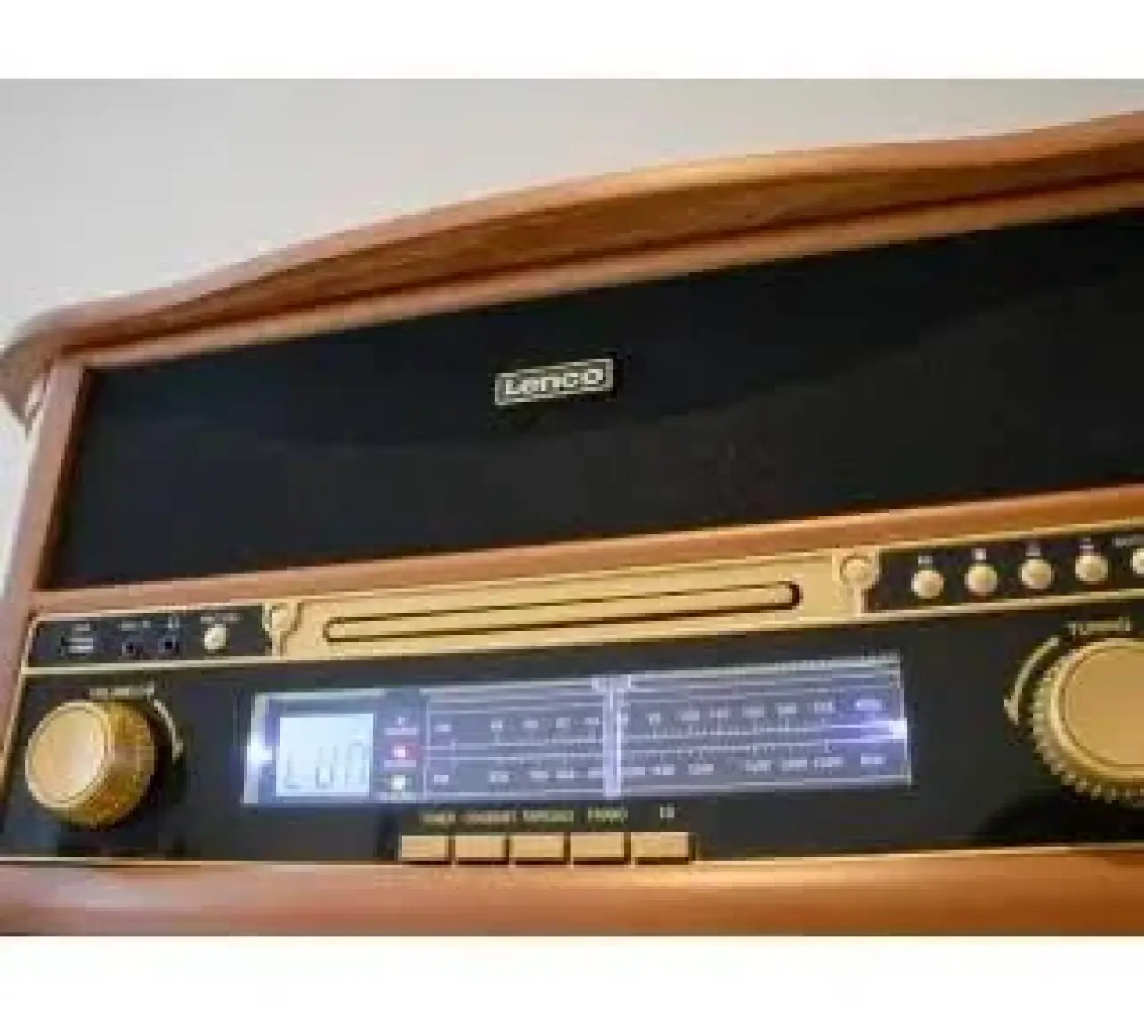 Lenco TCD-2551WD - Ahşap Retro Bluetooth Pikap