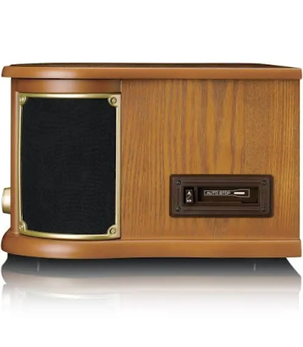 Lenco TCD-2551WD - Ahşap Retro Bluetooth Pikap