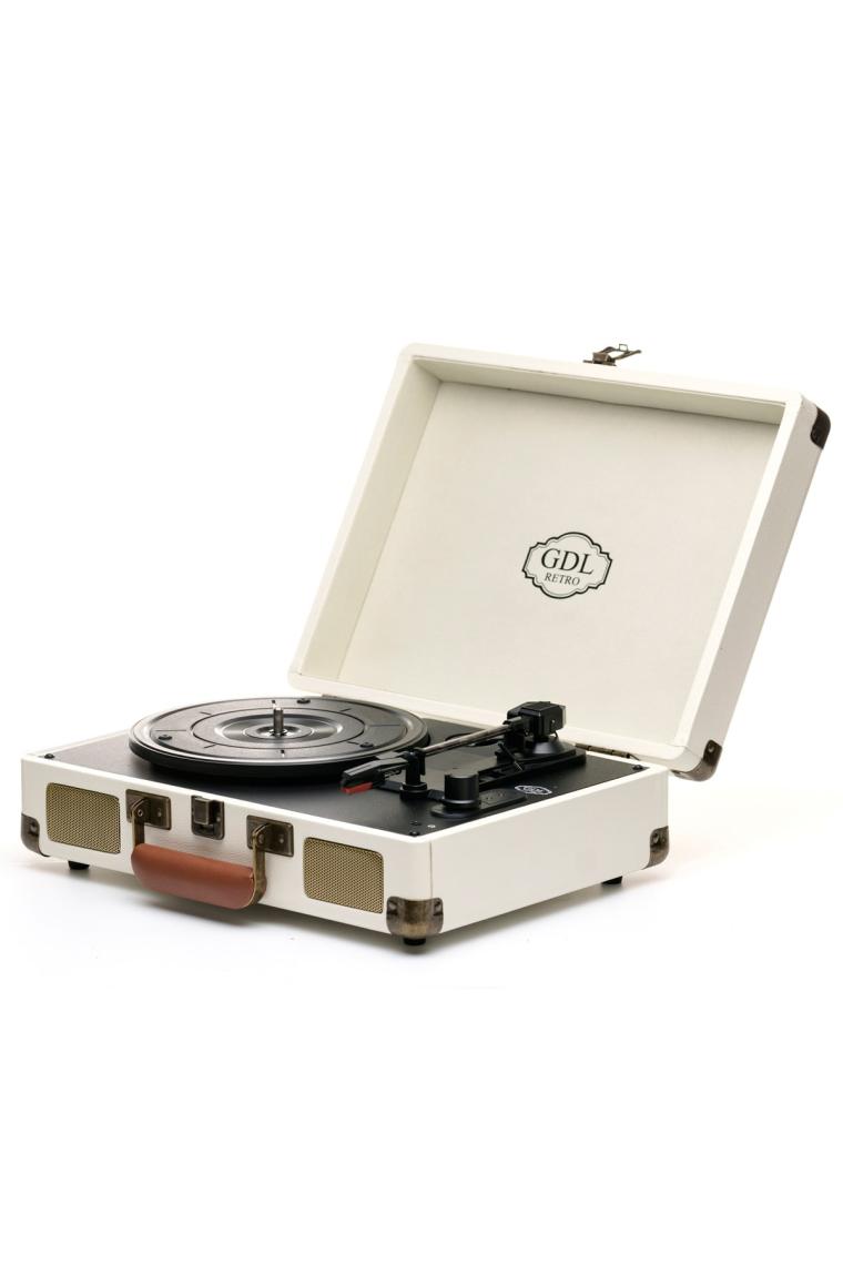 Gdl Retro Çanta Pikap T317B Krem (Bluetooth-Şarjlı)