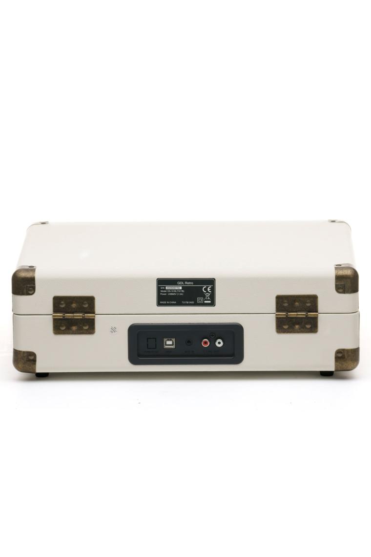 Gdl Retro Çanta Pikap T317B Krem (Bluetooth-Şarjlı)