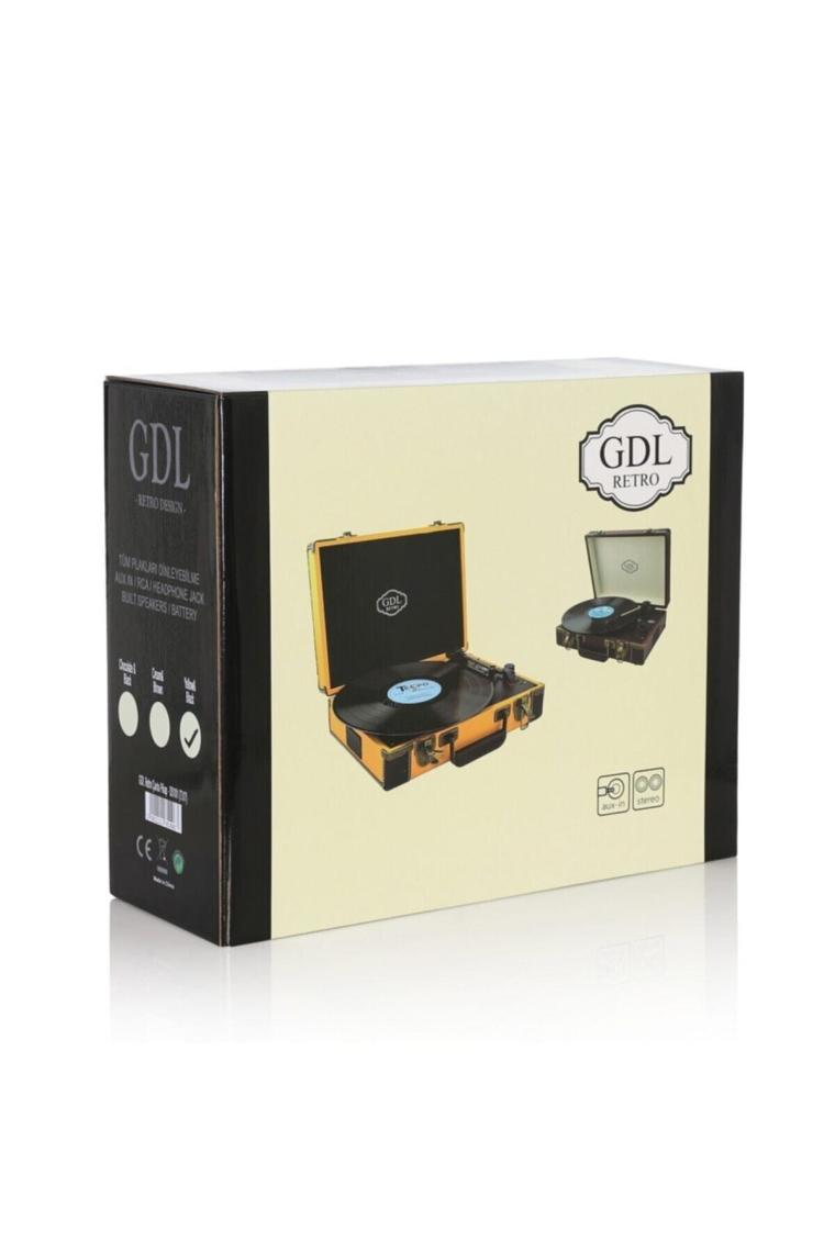 Gdl Retro Çanta Pikap T317B Krem (Bluetooth-Şarjlı)