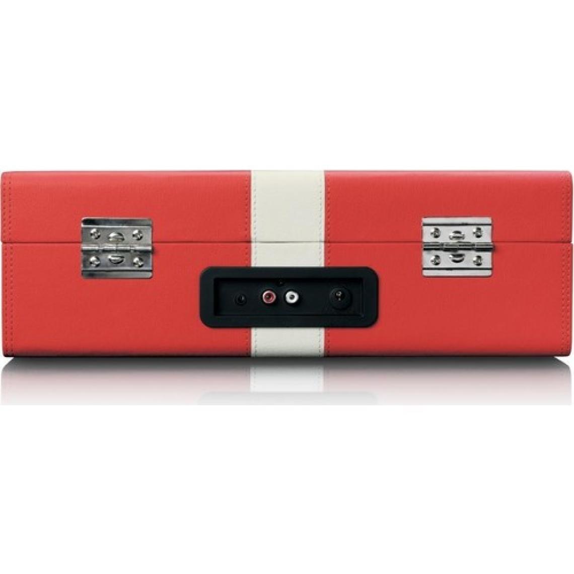 Lenco Classic Phono TT-110 kırmızı Hoparlörlü Bluetoothlu Retro Pikap Plak Çalar