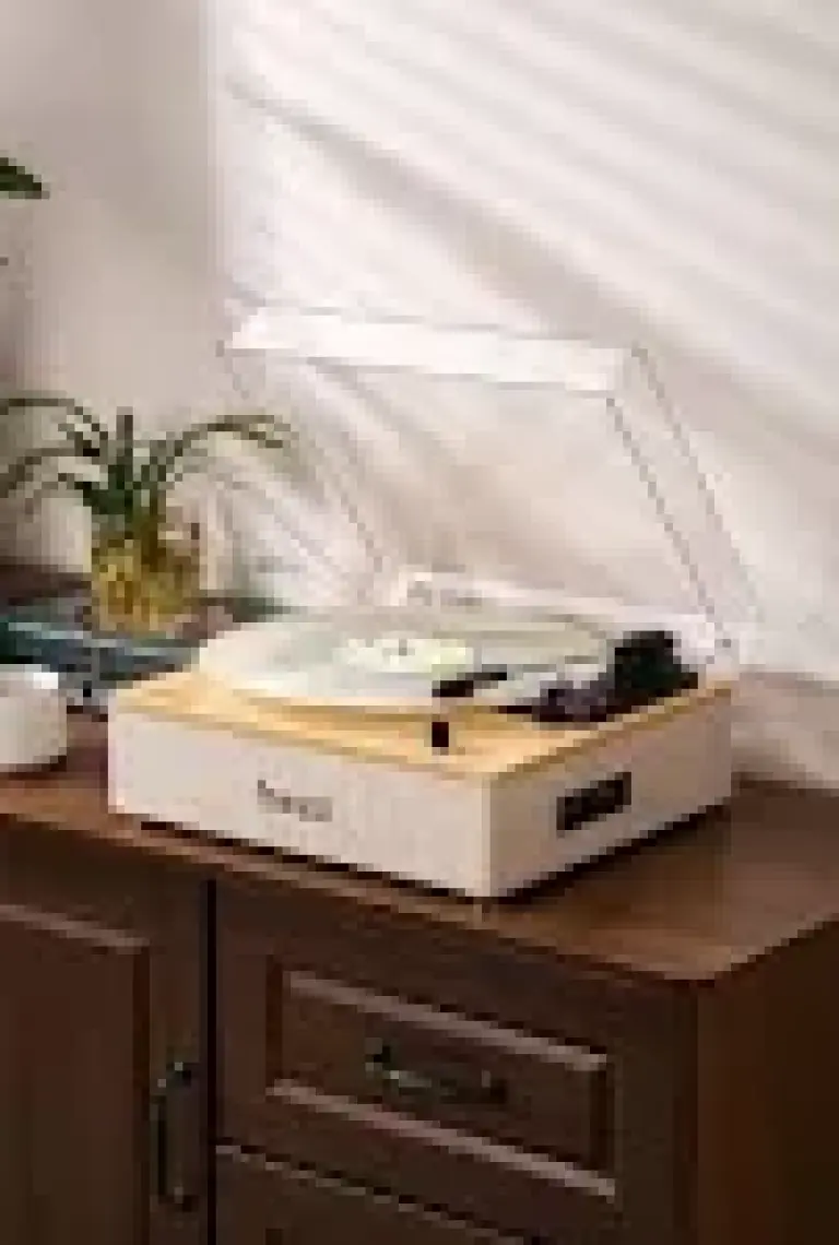 Dahili Hoparlörlü Pikap Müzik Kutusu Usb+Rca+Bluetooth FR-P1990 Velura