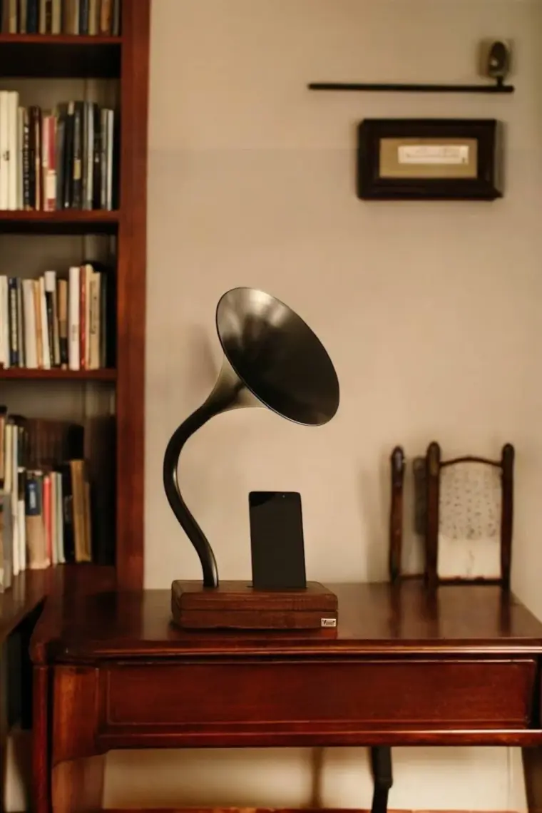 Vune Concept Deju Akustik Gramofon - Siyah