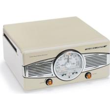 Classic Phono TT-28 C Dahili Hoparlörlü Retro Pikap (Bej) (Pikap İğnesi Hediye)