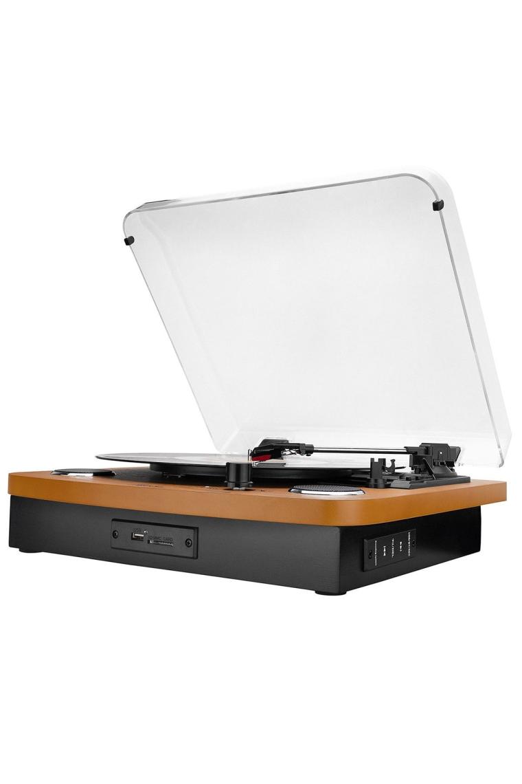 Mn-p235 Voyager Retro Ahşap Pikap Bluetooth Usb Hafıza Kartı Aux Dahili Hoparlör