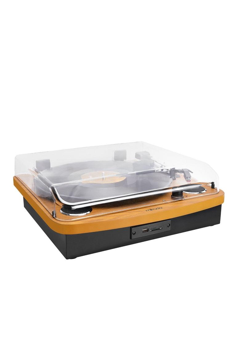 Mn-p235 Voyager Retro Ahşap Pikap Bluetooth Usb Hafıza Kartı Aux Dahili Hoparlör