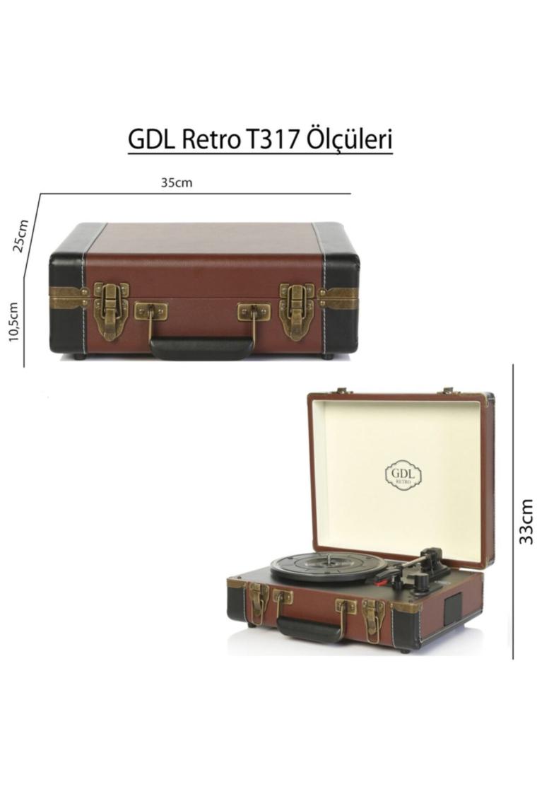 GDL Retro Çanta Pikap T317B - Vip (Bluetooth - Şarjlı)