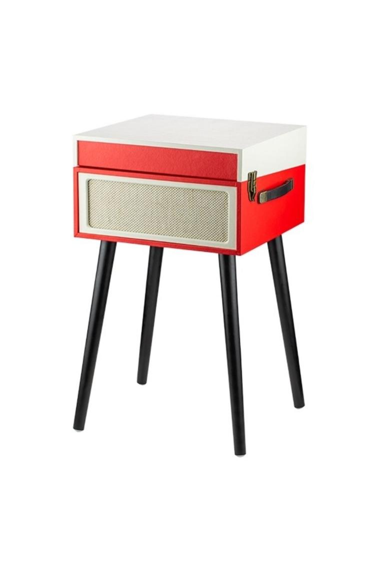 Ktools Long Play Retro Kırmızı Pikap