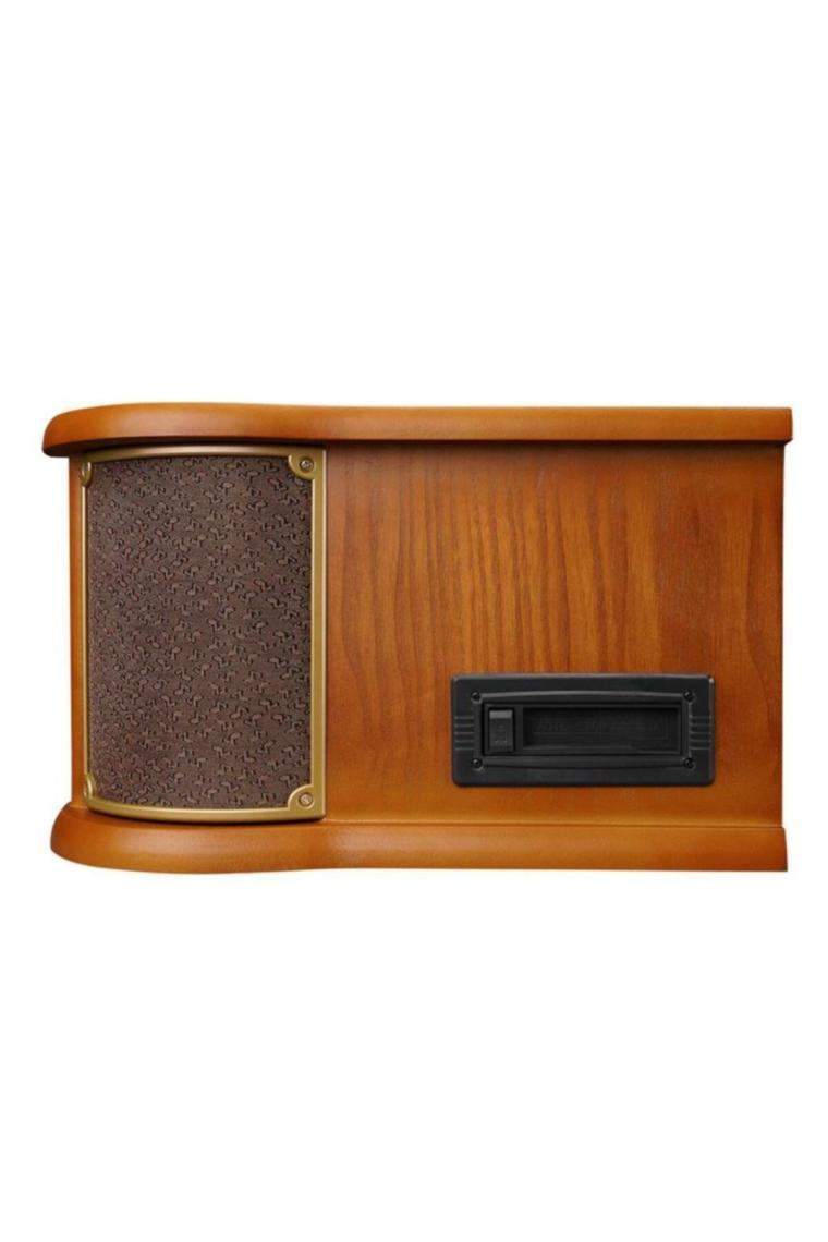 Mikado Nostalgia MN-P325 Dönence Pikap Ahşap 2X5 W Stereo Speaker MP3 Çalar USB-Radyo-CD-Kaset -BT Müzik Kutusu