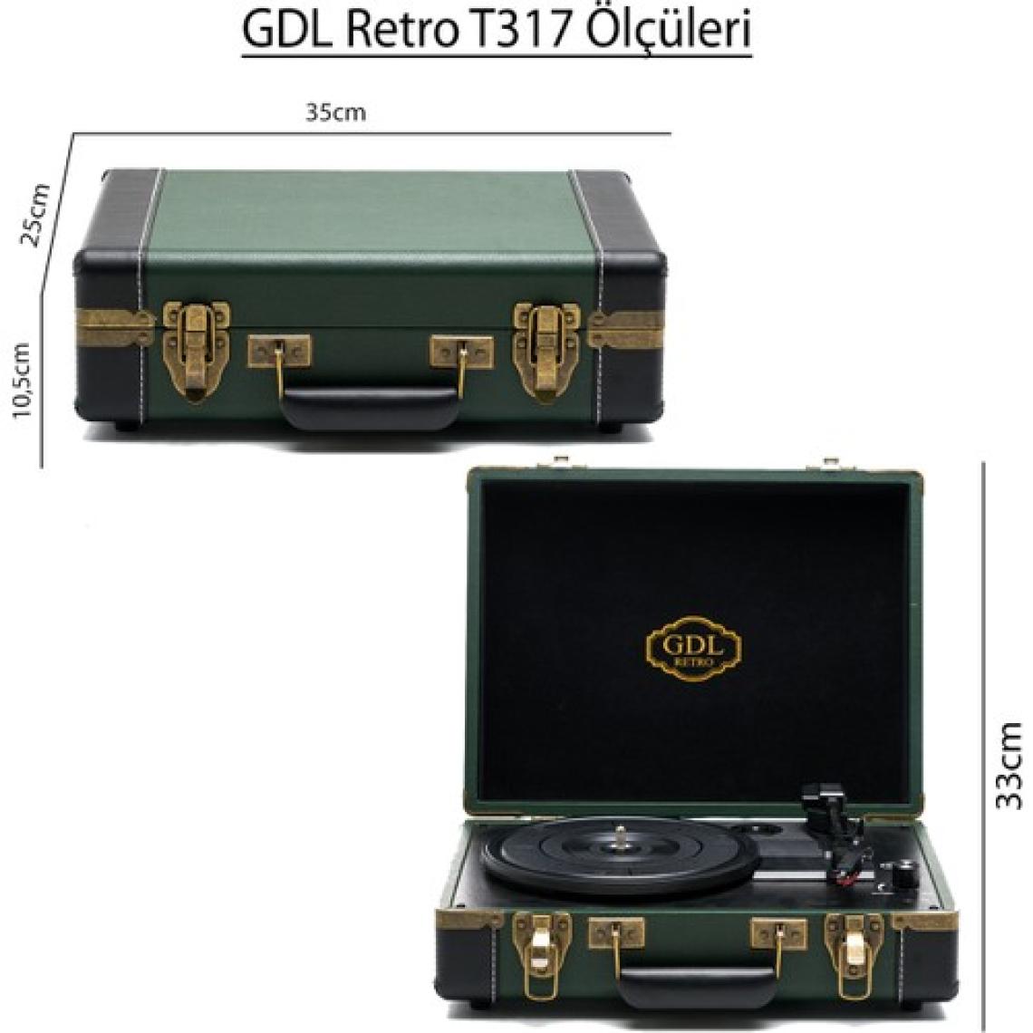 Gdl Retro Çanta Pikap T317B (Bluetooth Şarjlı) - Elite