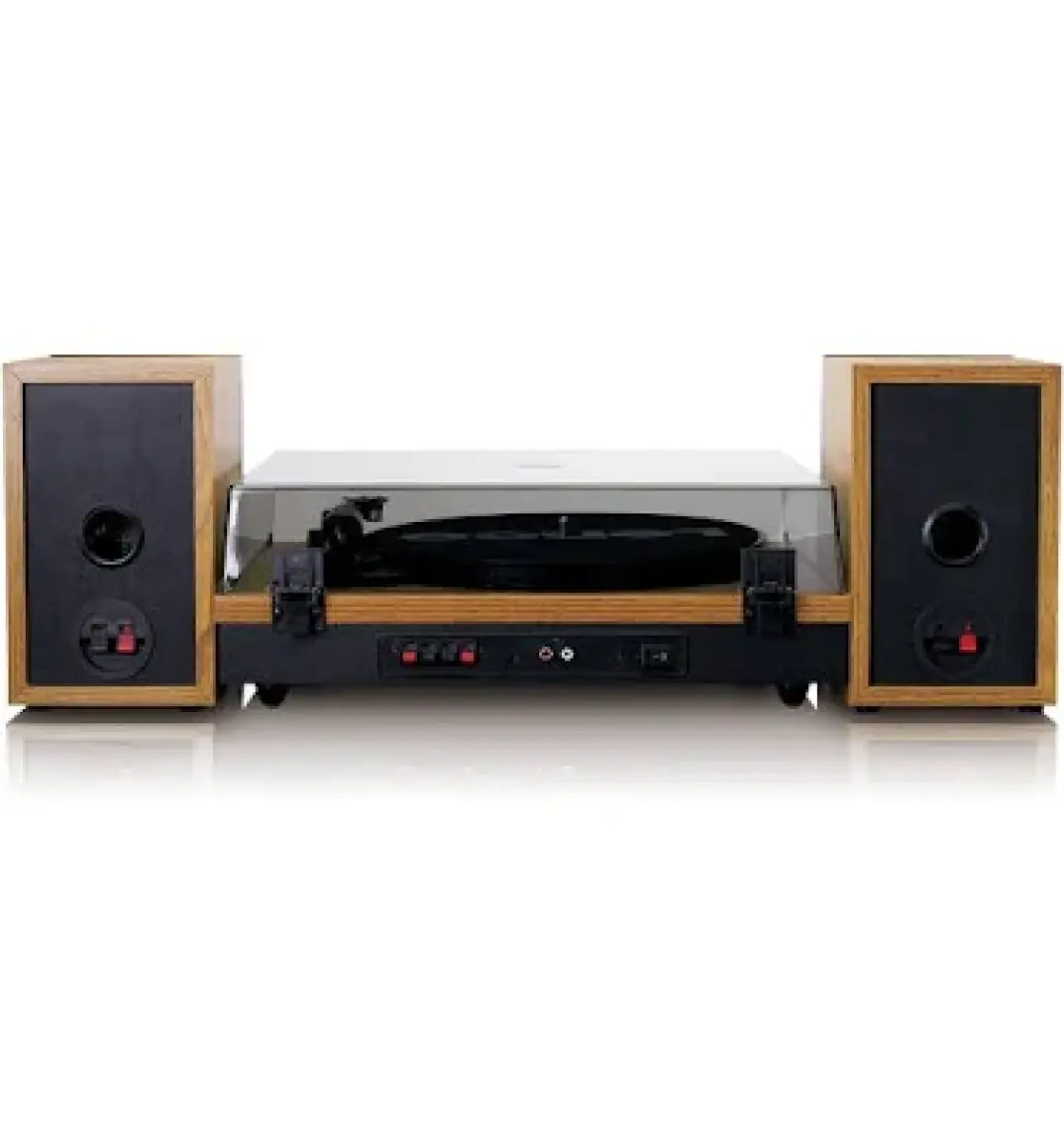 Lenco LS-300 WD Bluetoothlu Hoparlörlü Ahşap Pikap Plak Çalar