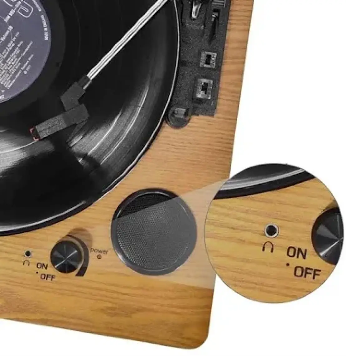 Midex Mtx-256X Nostaljik Pikap Plak Çalar (Şarjlı Bluetooth Aux Hoparlörlü 3 Devir) İğne Dahil