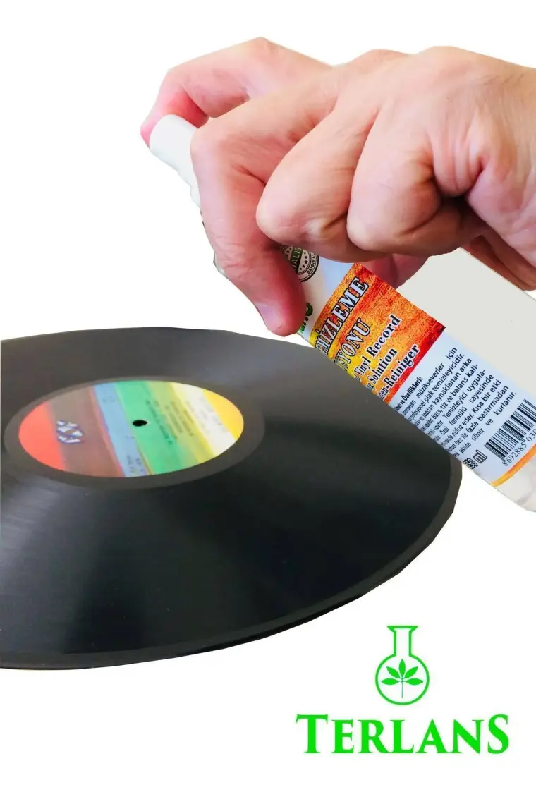 Terlans Retro Plak ve Iğne Temizleme Bakım Seti  (Gramofon Pikap - Plak Çalar) Vinyl Record - Stylus Cleaner