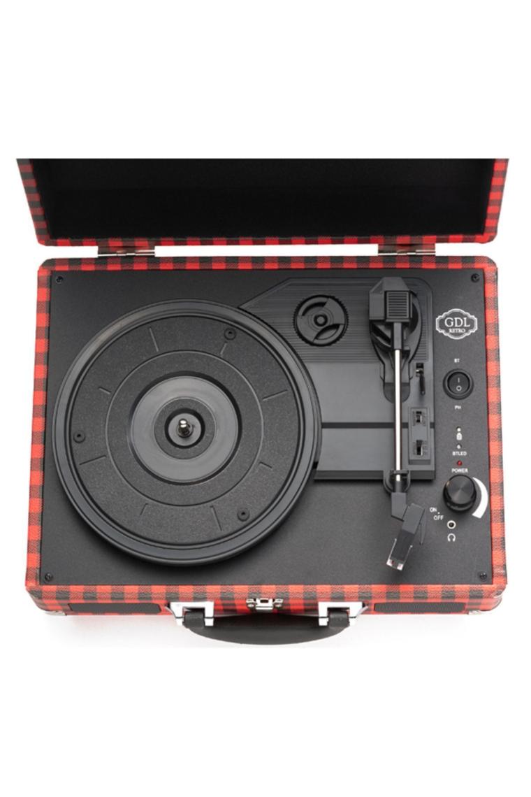 GDL Retro Plak Çalar T317B - Pro (KS-Bluetooth-Şarjlı)