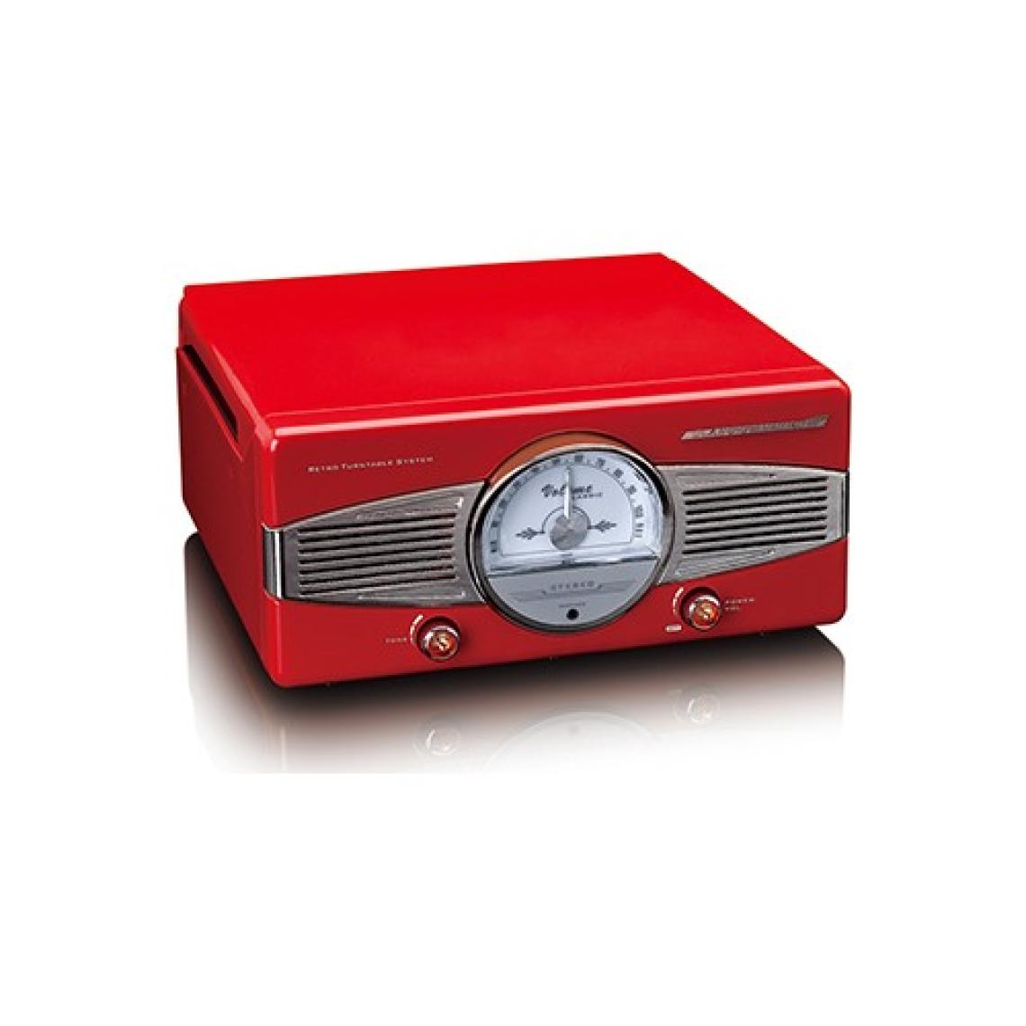 Lenco Classic Phono TT-27 RD Dahili Hoparlörlü Retro Pikap Plak Çalar (Kırmızı)