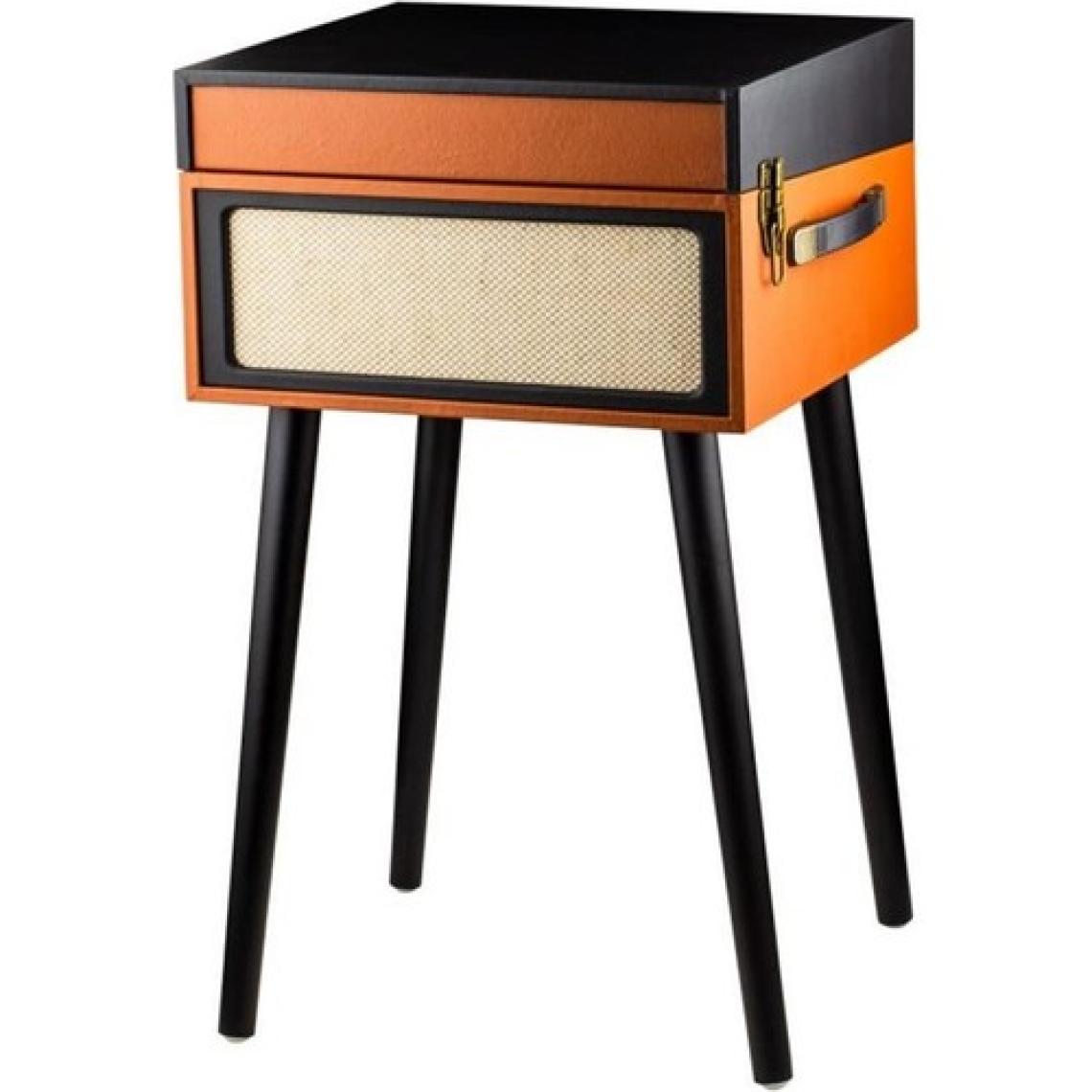 Ktools Retro K216 Bluetooth Nostaljik Ayaklı Kahverengi Pikap