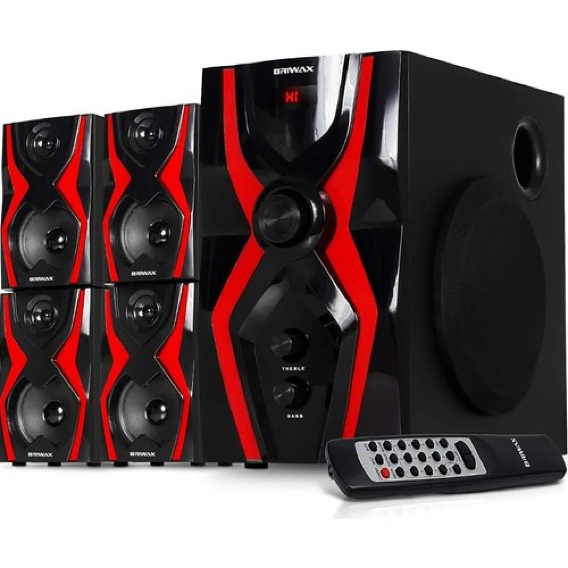 Ultratekno Bluetoothlu 4+1 Dijital Ekran Radyolu USB Tf Destekli Ses Sistemi 52 Watt