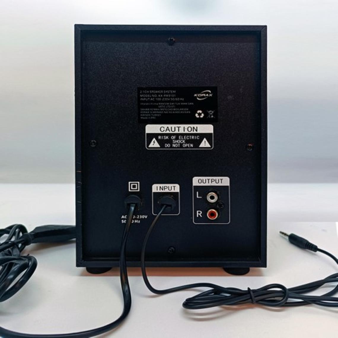 Korax 3101 Aux-Usb-Sd-Fm-Bluetooth Destekli 1200W 2+1 Ses Sistemi