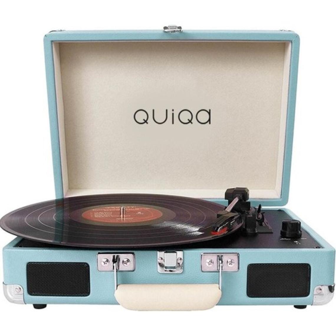 Quiqa T316 Blue Retro Çanta Pikap - Tüm Plakları Çalabilmektedir