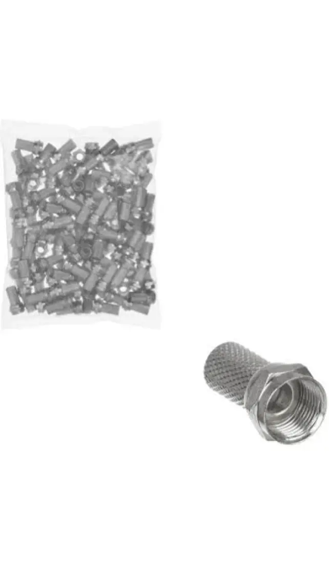 OEM F Konnektör Rg6 Geniş Standart (100 Adet) Polaxtor