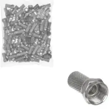 OEM F Konnektör Rg6 Geniş Standart (100 Adet) Polaxtor