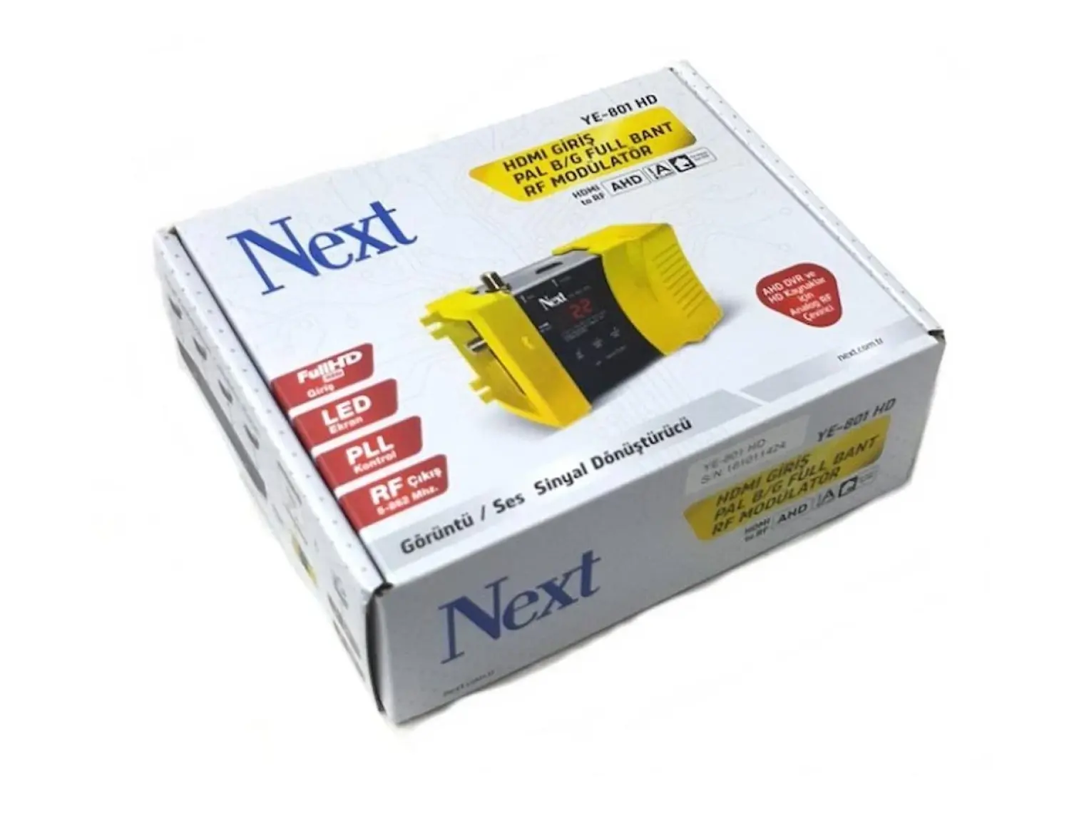 Next Ye-801 Hdmı Girişli Full Bant Rf Modülatör