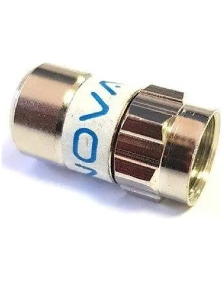 Novacom Sıkmalı Kolay F Konnektör Rg6 10 Adet