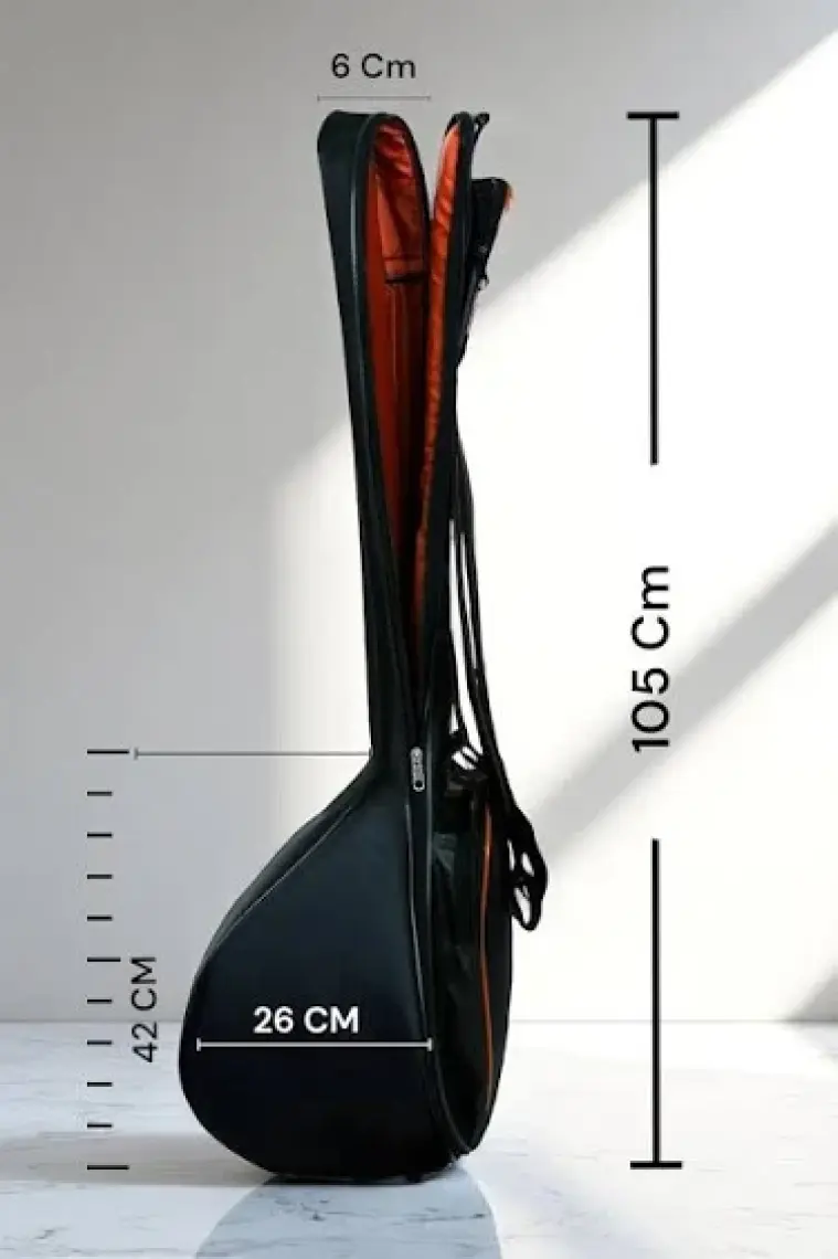 Donizetti Renkli Bağlama Saz Kılıfı Taşıma Çantası