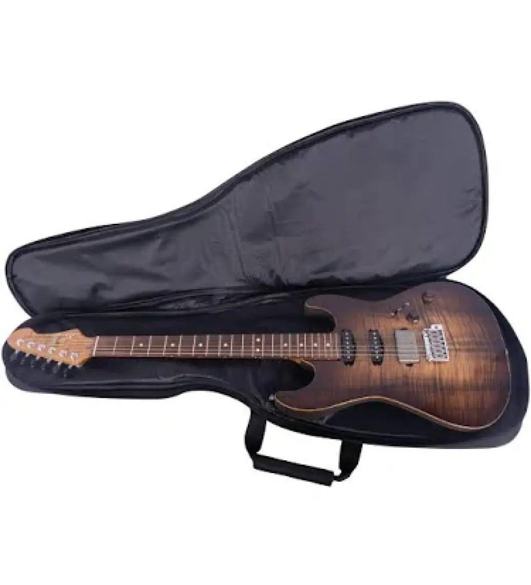 Wagon 01 Serisi Elektro Gitar Çantası - Siyah
