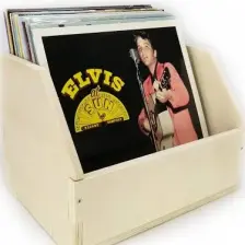 Ahşap LP Plak Kasası (50 Kapasiteli)