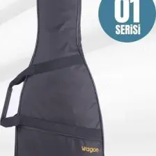 Wagon 01 Serisi Elektro Gitar Çantası - Siyah