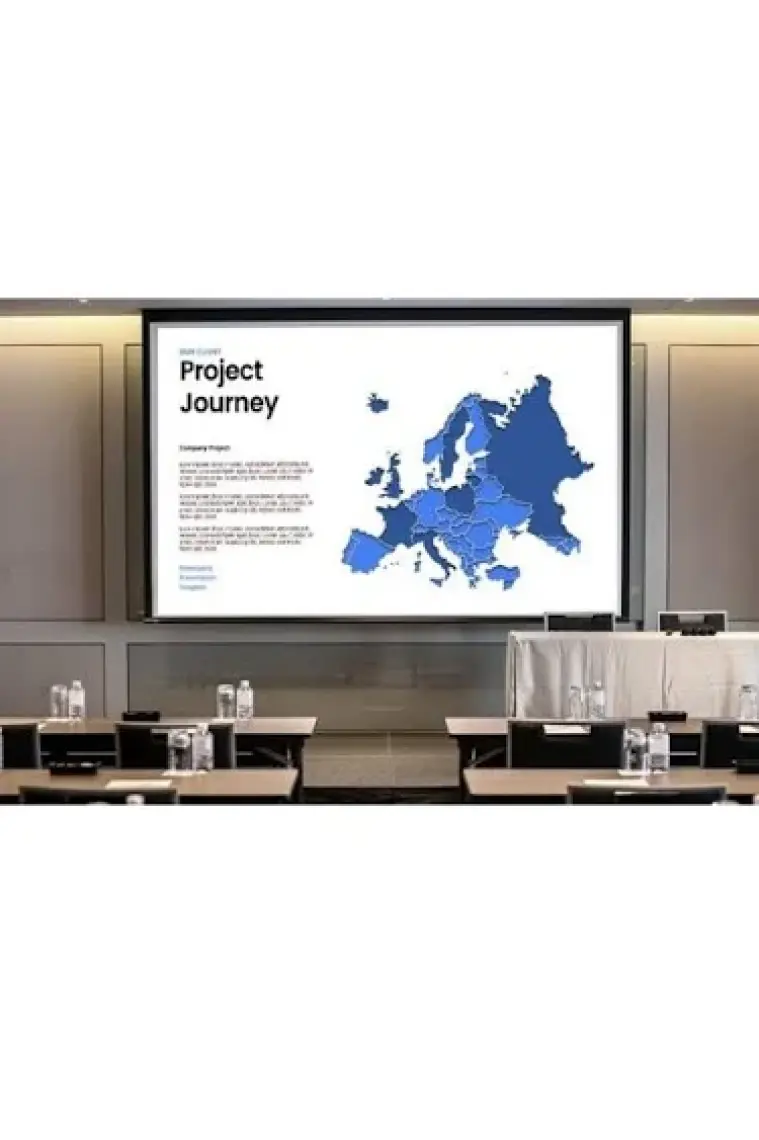 LiteOut 300x225 cm Motorlu Kumandalı Projeksiyon Perdesi